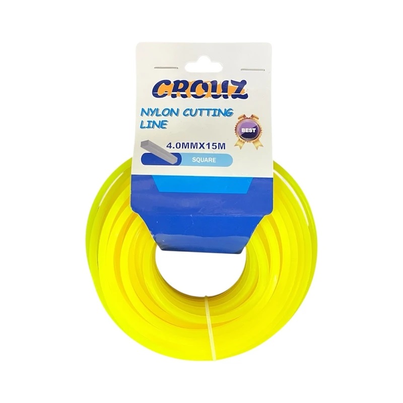 نخ علف زن کروز چهار گوش 4 میل 15 متری