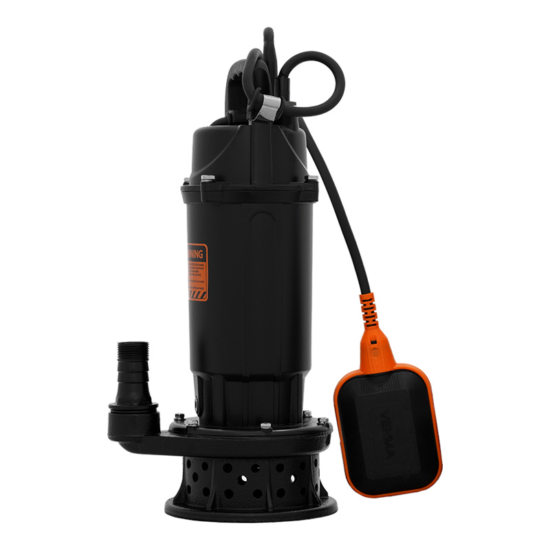 کف کش ورما 0.5 اسب 18 متری 1 اینچ فلوتردار پایه چدن مدل QDX1.5-17-0.37F