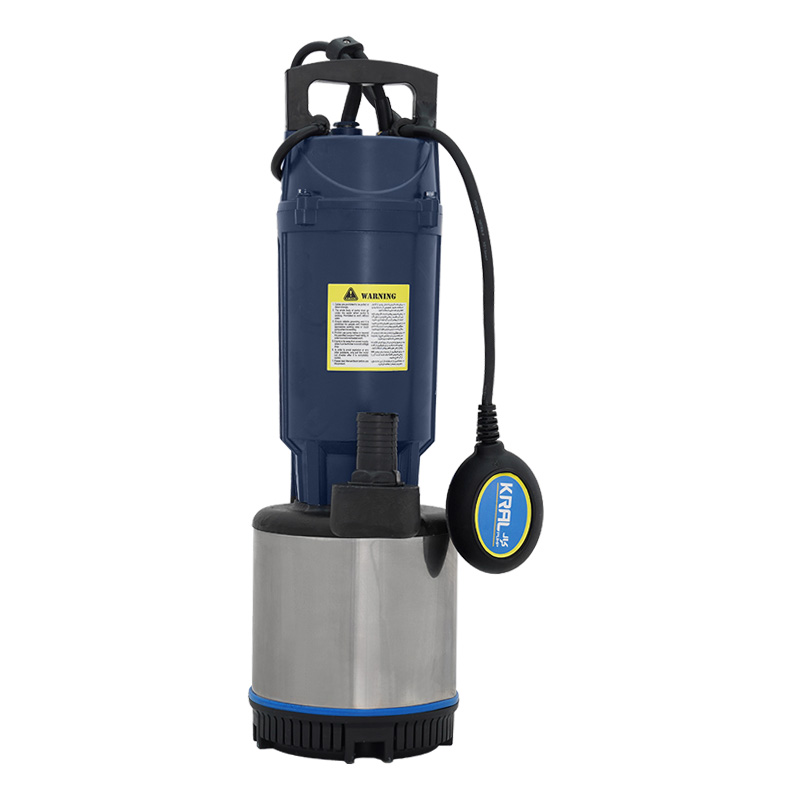 کف کش کرال 2 اسب 70 متری 1 و 1/4 اینچ پروانه استیل فلوتردار مدل QMX-47009-FS