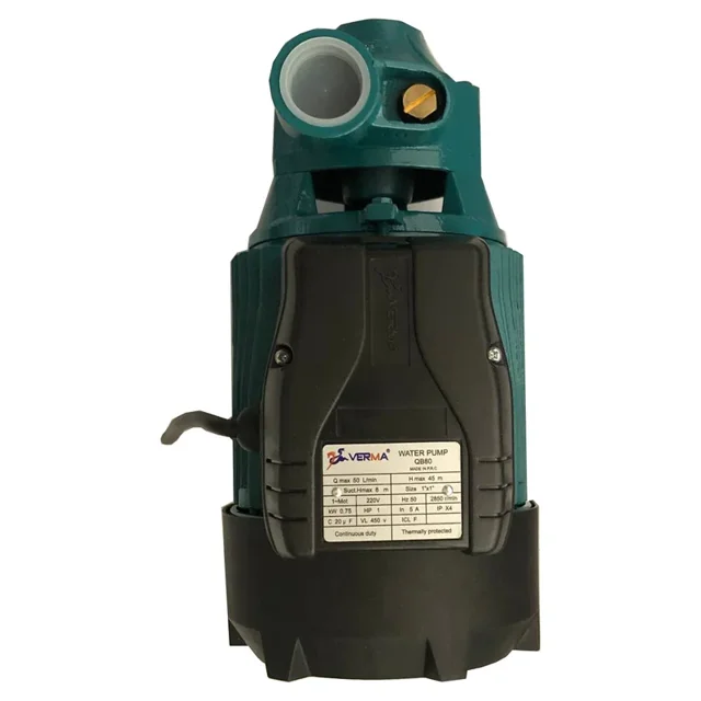 الکتروپمپ محیطی ورما 1 اسب مدل QB80 - 10012 - 02