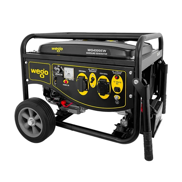 موتور برق بنزینی ویگو 3 کیلووات استارتی چرخدار مدل WG4500EW - 10052 - 02