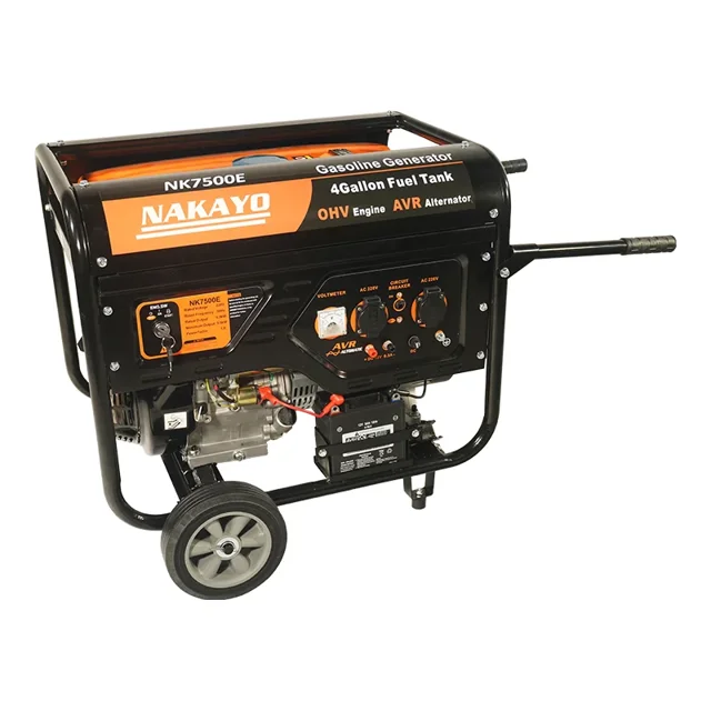 موتور برق بنزینی ناکایو 5.5 کیلووات استارتی مدل NK7500E - 10058 - 03