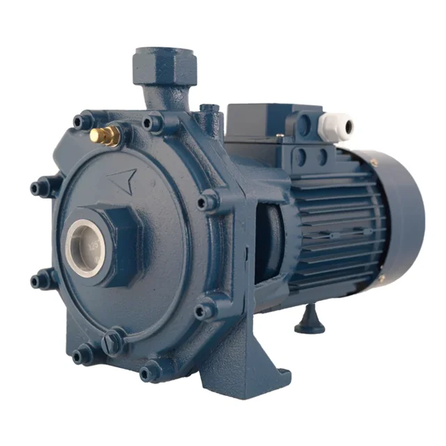 الکتروپمپ دو پروانه ورما 2 اسب سه فاز پروانه استیل مدل CB210T - 10143 - 01