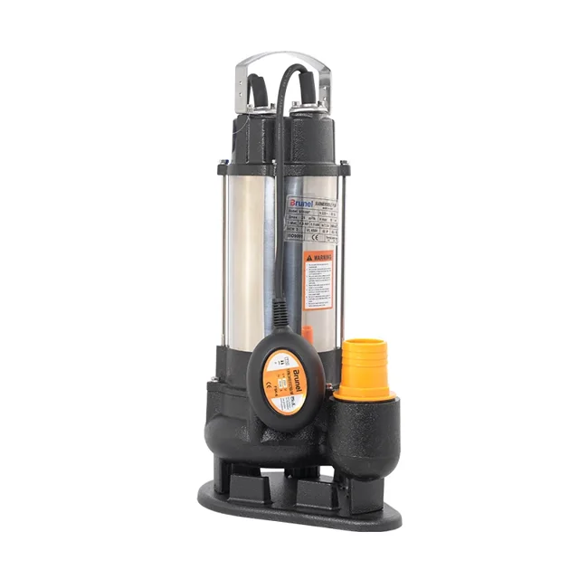 لجن کش برونل 1.5 اسب 18 متری 2 اینچ فلوتردار بدنه استیل مدل V1100F - 10238 - 01