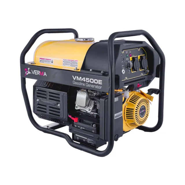 موتور برق بنزینی ورما 3.1 کیلووات استارتی مدل VM4500E - 10284 - 01
