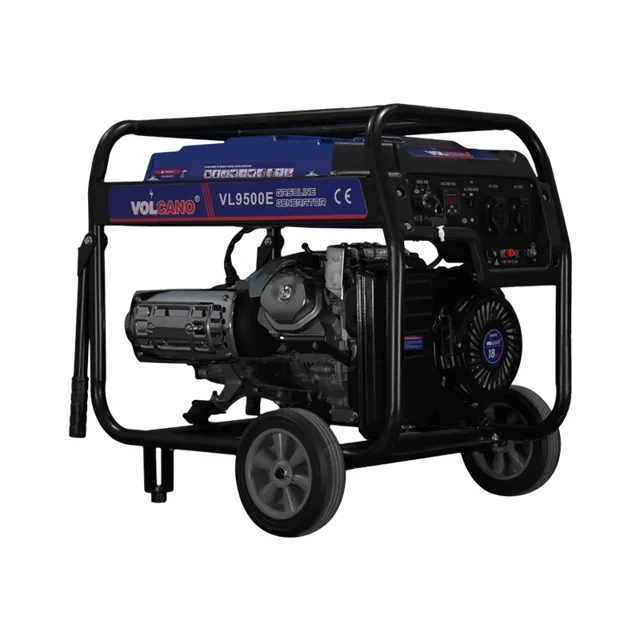 موتور برق بنزینی ولکانو 7.5 کیلووات ریموت استارتی چرخدار مدل VL9500ER - 10296 - 01