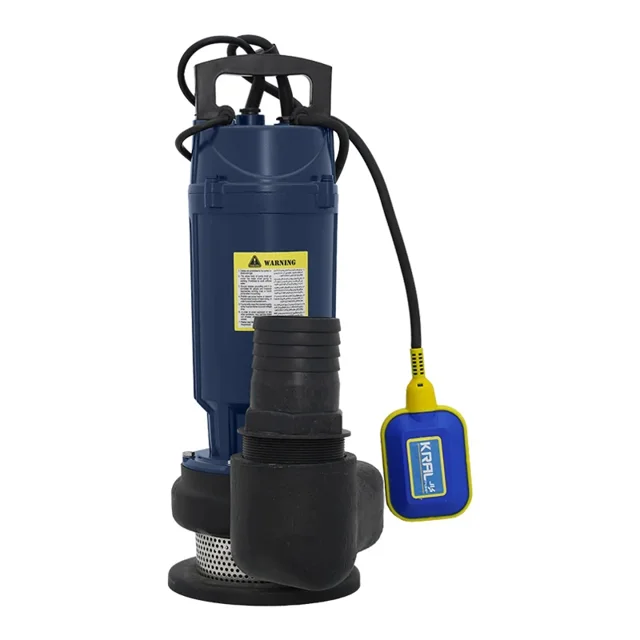 کف کش کرال 1.5 اسب 11 متری 3 اینچ پروانه استیل فلوتردار مدل QSX-81142-FS - 10432 - 02