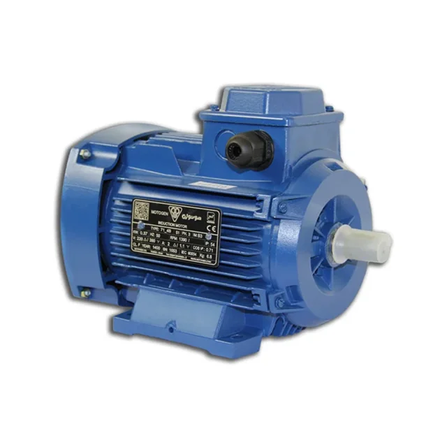 الکتروموتور سه فاز موتوژن 0.5 اسب 1400 دور مدل 71-4B - 10462 - 01
