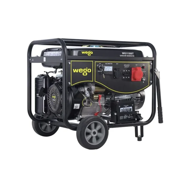موتور برق بنزینی ویگو 8.5 کیلووات سه فاز استارتی مدل WG11500T - 10478 - 01