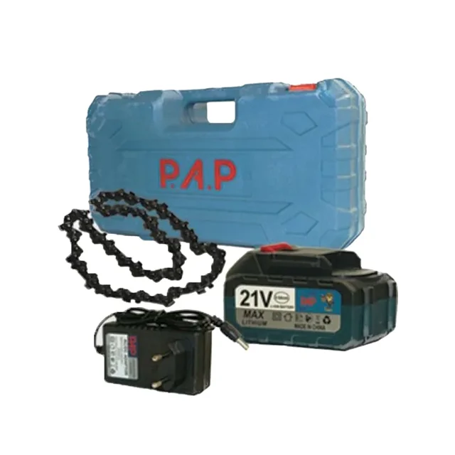 اره زنجیری شارژی 20 سانت 2 باطری پی ای پی PAP مدل CCS 2150 - 10490 - 02