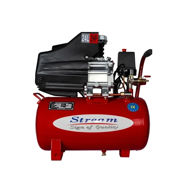 کمپرسور باد استریم 24 لیتری 2 اسب مدل ZC-0.12/8C-24li - 10574 - 01
