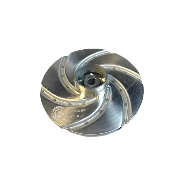 پروانه استیل الکتروپمپ جتی 1 اسب چینی رویال خاری شفت 10 مدل JET100 - 10657 - 01