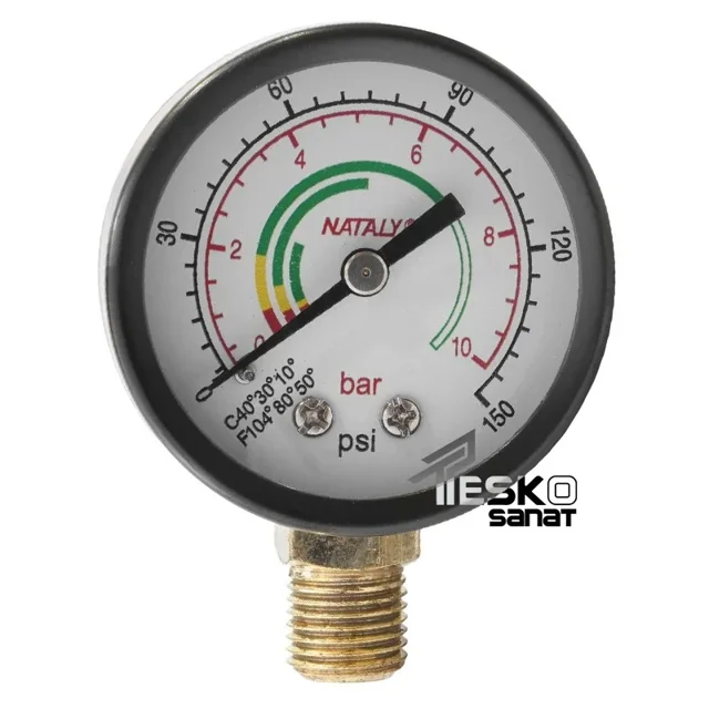 گیج فشار ناتالی 10 بار 5 سانتی مدل PG10b-5 - 10712 - 01