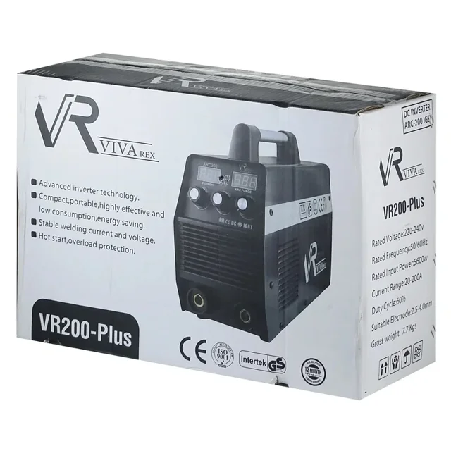 اینورتر جوش ویوارکس 200 آمپر پلاس مدل VR200-Plus - 10814 - 03