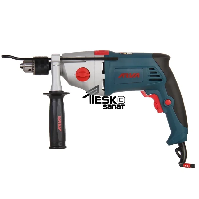 دریل چکشی آروا 1050 وات 13 میلیمتری سه نظام آچاری گیربکسی مدل 5315 - 10818 - 03