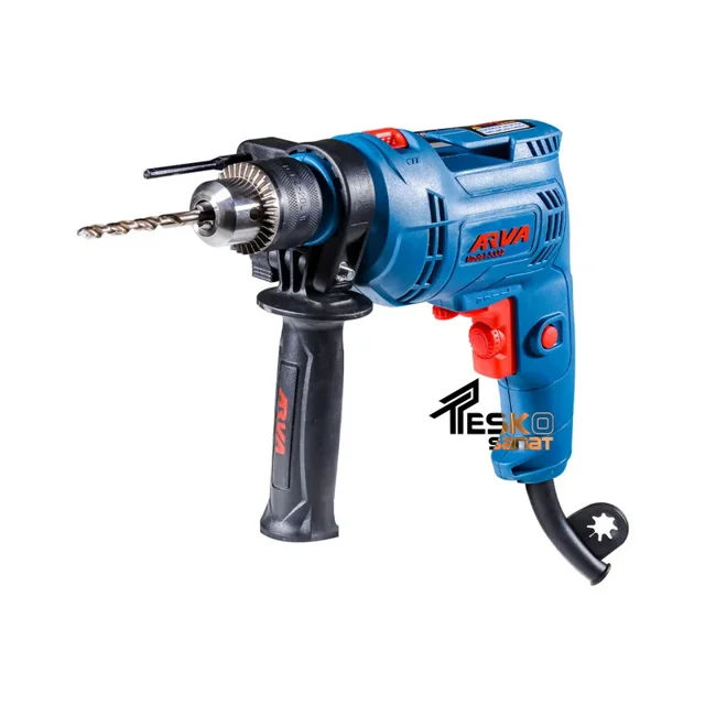 دریل چکشی آروا 550 وات 13 میلیمتری سه نظام آچاری مدل 5332 - 10821 - 01