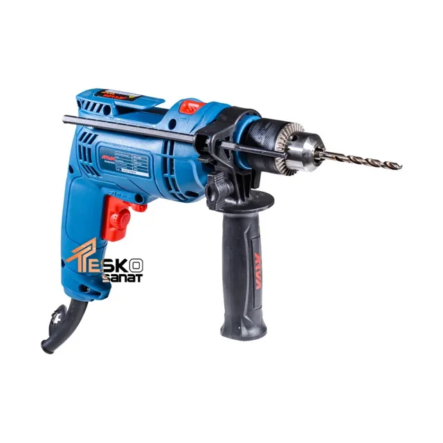 دریل چکشی آروا 550 وات 13 میلیمتری سه نظام آچاری مدل 5332 - 10821 - 02