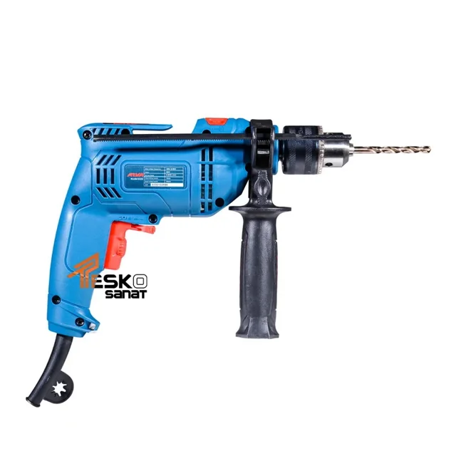 دریل چکشی آروا 550 وات 13 میلیمتری سه نظام آچاری مدل 5332 - 10821 - 04