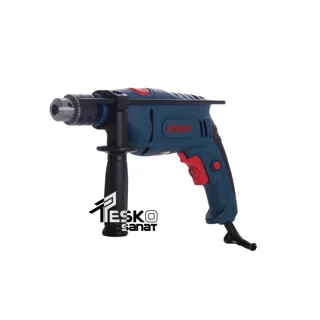 دریل چکشی آروا 750 وات 13 میلیمتری سه نظام آچاری مدل 5313 - 10822 - 01