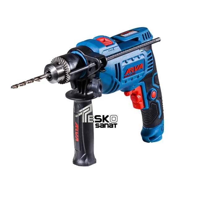 دریل چکشی آروا 710 وات 13 میلیمتری سه نظام آچاری مدل 5333 - 10823 - 01