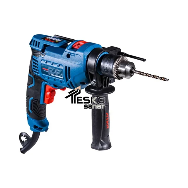 دریل چکشی آروا 710 وات 13 میلیمتری سه نظام آچاری مدل 5333 - 10823 - 02