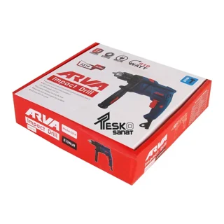 دریل چکشی آروا 810 وات 13 میلیمتری سه نظام آچاری مدل 5314 - 10824 - 05