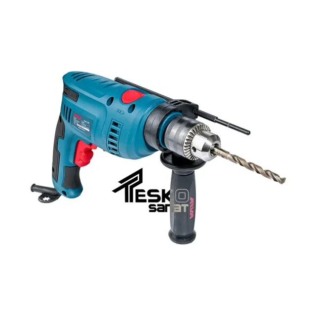 دریل چکشی آروا 650 وات 13 میلیمتری سه نظام آچاری مدل 5327 - 10826 - 02