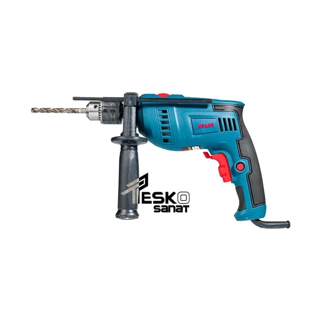 دریل چکشی آروا 650 وات 13 میلیمتری سه نظام آچاری مدل 5327 - 10826 - 03