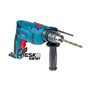 دریل چکشی آروا 750 وات 13 میلیمتری سه نظام آچاری مدل 5328 - 10827 - 02
