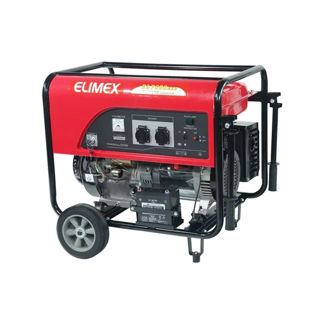 موتور برق بنزینی الیماکس 5.5 کیلووات استارتی مدل EL7600EXE - 10903 - 01