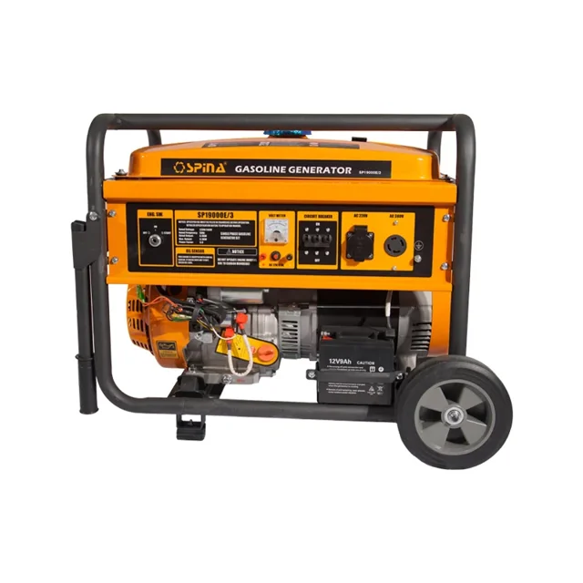 موتور برق بنزینی اسپینا 8 کیلووات سه فاز استارتی ATS دار مدل SP18000E/3 - 10909 - 01