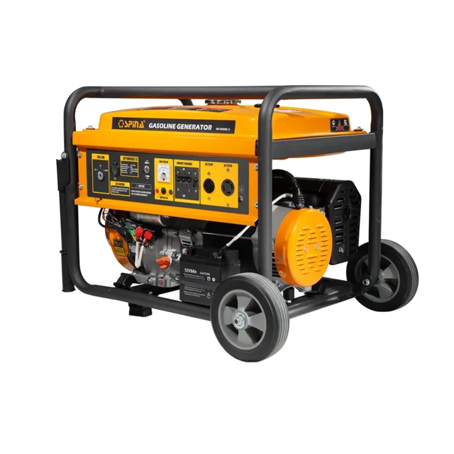 موتور برق بنزینی اسپینا 8.5 کیلووات سه فاز استارتی ATS دار مدل SP19000E/3 - 10911 - 01