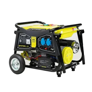 موتور برق بنزینی پوتر 3.8 کیلووات استارتی چرخدار مدل PT8000VES - 12036 - 03