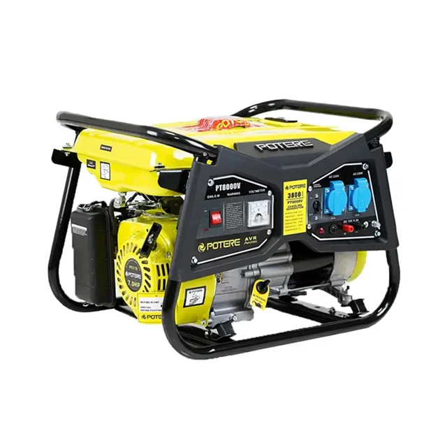 موتور برق بنزینی پوتر 3.8 کیلووات هندلی  مدل PT8000V - 12037 - 02