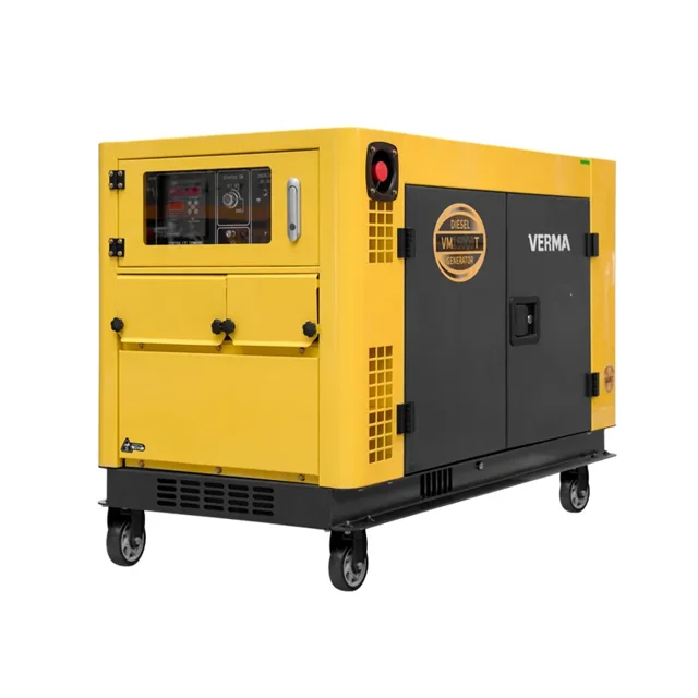 موتور برق دیزل ورما 12 کیلووات سایلنت استارتی مدل VM16000T - 12136 - 01