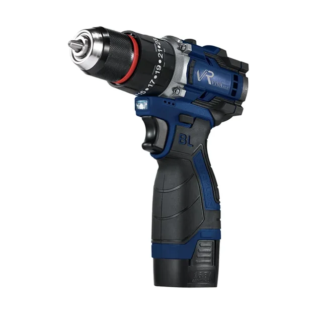 دریل شارژی ویوارکس 16.8 ولت چکشی براشلس مدل VR1610I-BL - 12140 - 01
