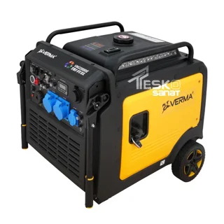موتور برق ورما 8.5 کیلووات اینورتر سایلنت گاز سوز - سه گانه سوز ریموت استارت ATS مدل  - 12142 - 02