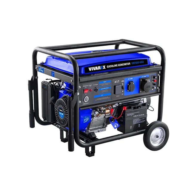 موتور برق ویوارکس 7.5 کیلووات سه گانه سوز استارتی مدل VR7500-GS3 - 12153 - 01
