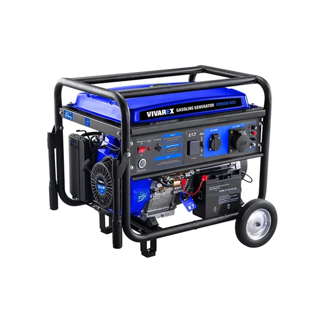 موتور برق ویوارکس 9.5 کیلووات گاز سوز - سه گانه سوز استارتی مدل VR9500-GS3 - 12154 - 01