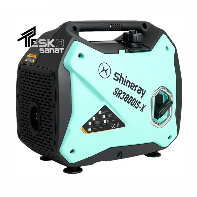 موتور برق بنزینی شینری 3.5 کیلووات اینورتر سایلنت کیفی مدل SR3800iS-X - 12160 - 01