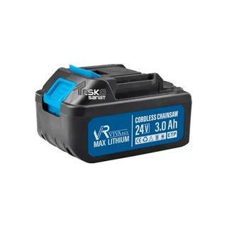 اره زنجیری شارژی 30 سانت 24 ولت 2 باطری براشلس ویوارکس مدل VR2412-CS - 12210 - 02