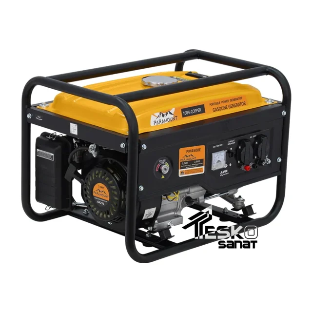 موتور برق بنزینی پارامونت 3 کیلووات استارتی  مدل PM4500E - 12218 - 01