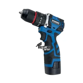 دریل شارژی ویوارکس 16.8 ولت چکشی براشلس دو باتری مدل VR1682H-BL - 12231 - 02