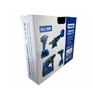 کیت شارژی براشلس چهار عددی ویوارکس مدل VR2404-BCK - 12233 - 08