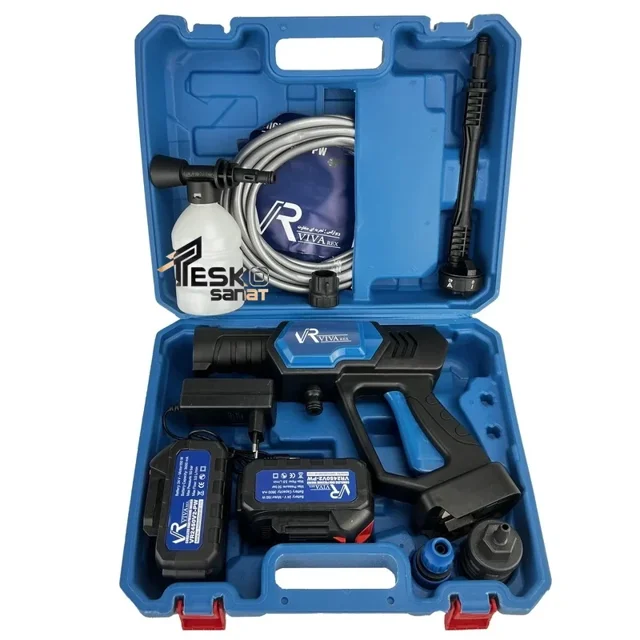 کارواش شارژی ویوارکس 50 بار 24 ولت دو باتری مدل VR2450V2-PW - 12238 - 06