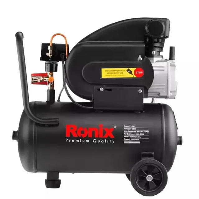 کمپرسور باد رونیکس 25 لیتری 2 اسب مدل RC-2510 - 12241 - 04