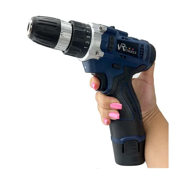 دریل پیچ گوشتی شارژی ویوارکس 12 ولت 27 پارچه مدل VR1210-2A - 12244 - 05