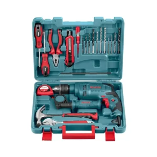 کیت دریل چکشی رونیکس 650 وات 13 میلیمتری سه نظام آچاری 21 پارچه مدل RS-0001 - 12270 - 01