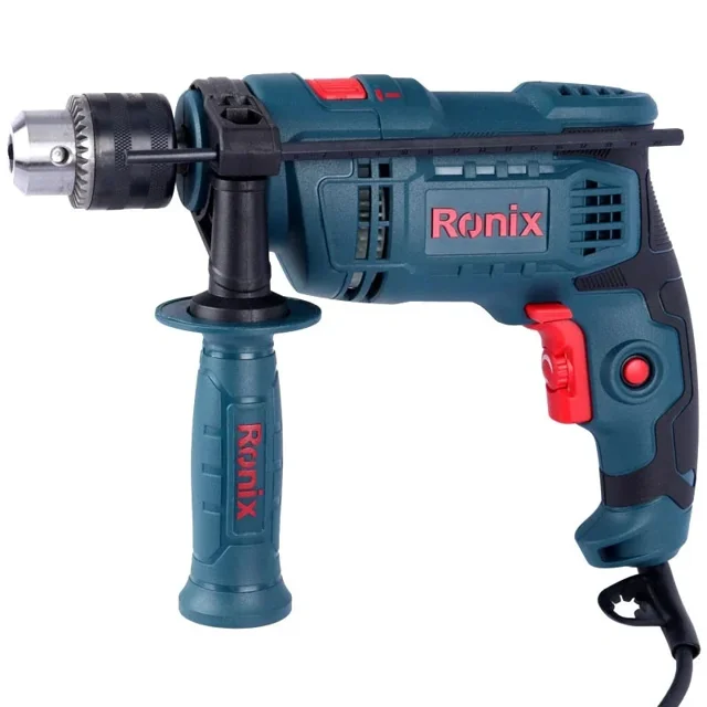 کیت دریل چکشی رونیکس 650 وات 13 میلیمتری سه نظام آچاری 21 پارچه مدل RS-0001 - 12270 - 04