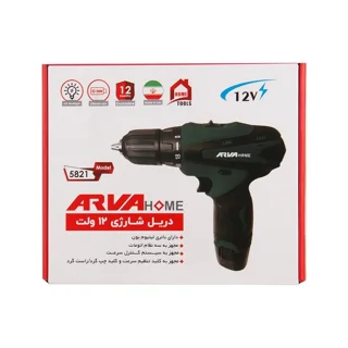 دریل پیچ گوشتی شارژی آروا 12 ولت مدل 5821 - 12272 - 05